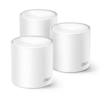 TP-Link Deco X10(3er-Pack) - AX1500 Mesh Wi-Fi 6 System für Smart Home - Kindersicherung - (3er-Pack) TP-Link Deco X10(3er-Pack) - AX1500 Mesh Wi-Fi 6 System für Smart Home - Kindersicherung - (3er-Pack)