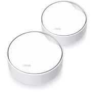 TP-Link Deco X50-PoE(2er-Pack) - AX3000 Multi-Gig 2.5 Gbps Mesh Wi-Fi 6 System mit PoE - HomeShield (2er-Pack)