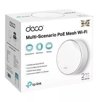 TP-Link Deco X50-PoE(2er-Pack) - AX3000 Multi-Gig 2.5 Gbps Mesh Wi-Fi 6 System mit PoE - HomeShield (2er-Pack) TP-Link Deco X50-PoE(2er-Pack) - AX3000 Multi-Gig 2.5 Gbps Mesh Wi-Fi 6 System mit PoE - HomeShield (2er-Pack)