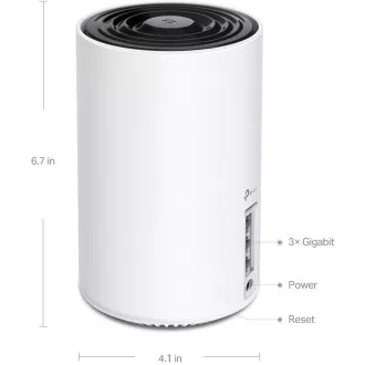 TP-Link Deco XE75 Pro(3er-Pack) - Multi-Gig 2.5 Gbps AXE5400 Tri-Band Mesh Wi-Fi 6E System, HomeShield (3er-Pack) TP-Link Deco XE75 Pro(3er-Pack) - Multi-Gig 2.5 Gbps AXE5400 Tri-Band Mesh Wi-Fi 6E System, HomeShield (3er-Pack)