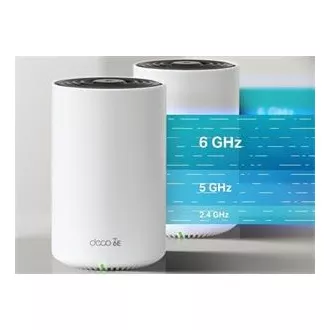 TP-Link Deco XE75 Pro(3er-Pack) - Multi-Gig 2.5 Gbps AXE5400 Tri-Band Mesh Wi-Fi 6E System, HomeShield (3er-Pack) TP-Link Deco XE75 Pro(3er-Pack) - Multi-Gig 2.5 Gbps AXE5400 Tri-Band Mesh Wi-Fi 6E System, HomeShield (3er-Pack)