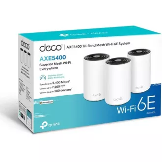 TP-Link Deco XE75(3er-Pack) - AXE5400 Tri-Band Mesh Wi-Fi 6E Smart Home System, HomeShield (3er-Pack) TP-Link Deco XE75(3er-Pack) - AXE5400 Tri-Band Mesh Wi-Fi 6E Smart Home System, HomeShield (3er-Pack)