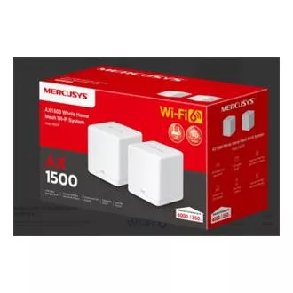 TP-Link WiFi-Router Mercusys Halo H60X(2er-Pack) WiFi 6, AX1500, 3x GLAN2.4/5 GHz TP-Link WiFi-Router Mercusys Halo H60X(2er-Pack) WiFi 6, AX1500, 3x GLAN2.4/5 GHz