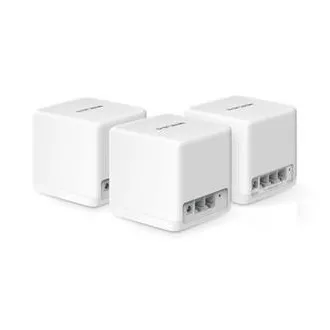 TP-Link WiFi-Router Mercusys Halo H60X(3er-Pack) WiFi 6, AX1500, 3x GLAN2.4/5 GHz TP-Link WiFi-Router Mercusys Halo H60X(3er-Pack) WiFi 6, AX1500, 3x GLAN2.4/5 GHz