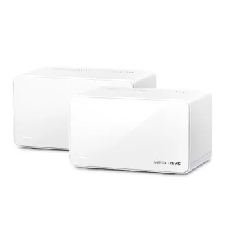 TP-Link WiFi-Router Mercusys Halo H90X(2er-Pack) WiFi 6, AX6000, 1x 2.5GLAN, 2x GLAN TP-Link WiFi-Router Mercusys Halo H90X(2er-Pack) WiFi 6, AX6000, 1x 2.5GLAN, 2x GLAN