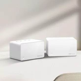 TP-Link WiFi-Router Mercusys Halo H90X(2er-Pack) WiFi 6, AX6000, 1x 2.5GLAN, 2x GLAN TP-Link WiFi-Router Mercusys Halo H90X(2er-Pack) WiFi 6, AX6000, 1x 2.5GLAN, 2x GLAN