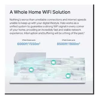 TP-Link WiFi-Router Mercusys Halo H90X(3er-Pack) WiFi 6, AX6000, 1x 2.5GLAN, 2x GLAN TP-Link WiFi-Router Mercusys Halo H90X(3er-Pack) WiFi 6, AX6000, 1x 2.5GLAN, 2x GLAN
