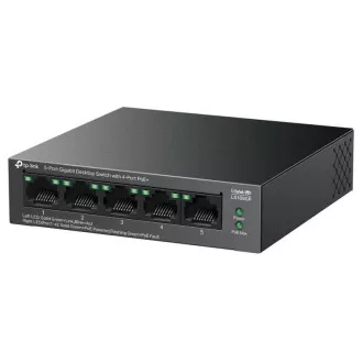 TP-Link LS105GP Switch 1x GLAN, 4x GLAN mit PoE , 65W TP-Link LS105GP Switch 1x GLAN, 4x GLAN mit PoE , 65W