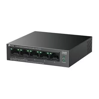 TP-Link LS105GP Switch 1x GLAN, 4x GLAN mit PoE , 65W TP-Link LS105GP Switch 1x GLAN, 4x GLAN mit PoE , 65W
