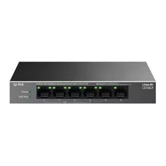 TP-Link LS106LP Switch 2x LAN, 4x LAN mit PoE, 41W TP-Link LS106LP Switch 2x LAN, 4x LAN mit PoE, 41W