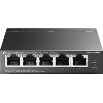TP-Link Switch TL-SG105MPE Easy Smart, 5x GLAN, 4x PoE , 120W TP-Link Switch TL-SG105MPE Easy Smart, 5x GLAN, 4x PoE , 120W
