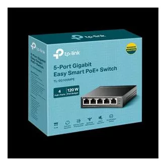 TP-Link Switch TL-SG105MPE Easy Smart, 5x GLAN, 4x PoE , 120W TP-Link Switch TL-SG105MPE Easy Smart, 5x GLAN, 4x PoE , 120W