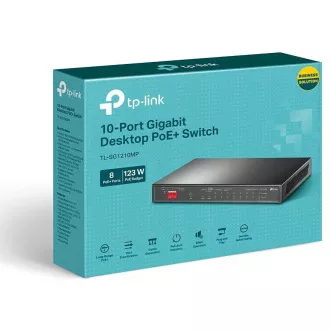 TP-Link TL-SG1210MP Gigabit Switch 8xGLAN 2xGLAN Uplink 1xSFP PoE 123W TP-Link TL-SG1210MP Gigabit Switch 8xGLAN 2xGLAN Uplink 1xSFP PoE 123W