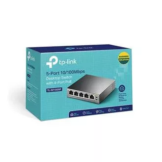 TP-Link TL-SF1005P - PoE-Schalter, 5xLAN/4xPoE, 58W