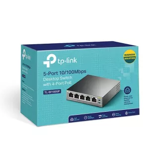 TP-Link TL-SF1005P - PoE-Schalter, 5xLAN/4xPoE, 58W