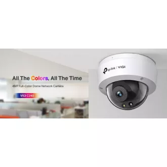 TP-Link VIGI C240(2.8mm) - Dome-Kamera, 4MP, 2.8mm, Voll-Farbe