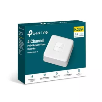 TP-LINK VIGI NVR1104H-4P 4-Kanal, 4x Lan mit PoE, 2x USB