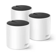 TP-Link Deco X55(3er-Pack) - AX3000 Wi-Fi 6 Mesh-System für die Abdeckung des gesamten Hauses - HomeShield - (3er-Pack)