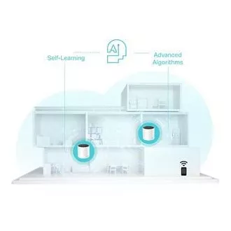 TP-Link Deco X55(3er-Pack) - AX3000 Wi-Fi 6 Mesh-System für die Abdeckung des gesamten Hauses - HomeShield - (3er-Pack)