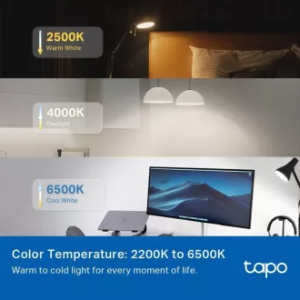 TP-Link Tapo L535E, Smart Wi-Fi LED-Glühbirne Farbe, 2500-6500K, E27