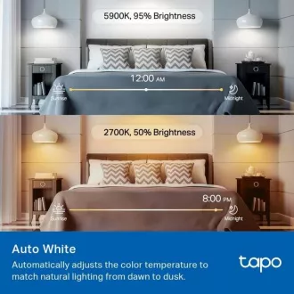 TP-Link Tapo L535E, Smart Wi-Fi LED-Glühbirne Farbe, 2500-6500K, E27
