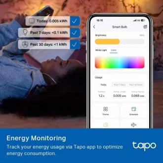TP-Link Tapo L535E, Smart Wi-Fi LED-Glühbirne Farbe, 2500-6500K, E27