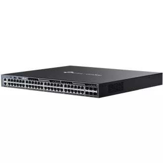 TP-Link SG6654X Omada 48-Port Gigabit Stackable L3 Switch, 48 Gigabit RJ45 Ports und 6× 10 Gbps SFP Steckplätze TP-Link SG6654X Omada 48-Port Gigabit Stackable L3 Switch, 48 Gigabit RJ45 Ports und 6× 10 Gbps SFP Steckplätze