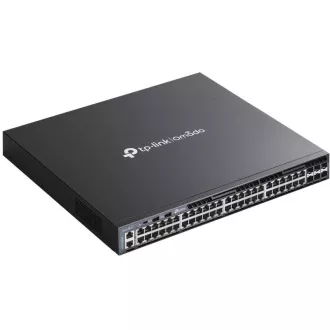 TP-Link SG6654X Omada 48-Port Gigabit Stackable L3 Switch, 48 Gigabit RJ45 Ports und 6× 10 Gbps SFP Steckplätze TP-Link SG6654X Omada 48-Port Gigabit Stackable L3 Switch, 48 Gigabit RJ45 Ports und 6× 10 Gbps SFP Steckplätze