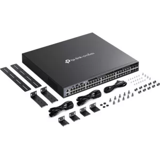 TP-Link SG6654X Omada 48-Port Gigabit Stackable L3 Switch, 48 Gigabit RJ45 Ports und 6× 10 Gbps SFP Steckplätze TP-Link SG6654X Omada 48-Port Gigabit Stackable L3 Switch, 48 Gigabit RJ45 Ports und 6× 10 Gbps SFP Steckplätze