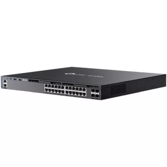 TP-Link SG6428X Omada 24 Port Gigabit RJ45 stapelbarer L3 Switch, 4×10 Gbps SFP Steckplätze TP-Link SG6428X Omada 24 Port Gigabit RJ45 stapelbarer L3 Switch, 4×10 Gbps SFP Steckplätze