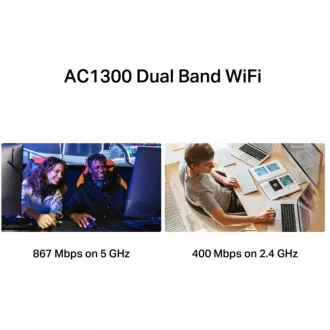 MERCUSYS MA30H - AC1300 Wireless Dual Band USB Adapter - Antenne, hohe Verstärkung