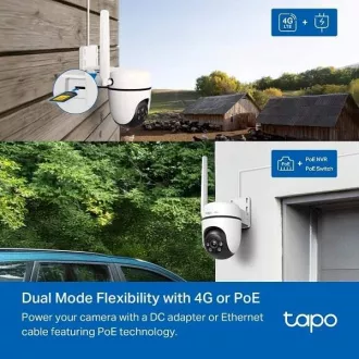 TP-Link Tapo C501GW - Outdoor 4G LTE Schwenk-Neige-Kamera, LTE/LAN, 2MP (1920x1080) 122°, ONVIF