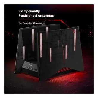 TP-Link Archer GE800 - BE19000, 1x10GLAN, 2x2.5GLAN, 4xLAN, 1x USB 3.0, Tri-Band Gaming Wi-Fi 7 Router, HomeShiel™, EasyMesh™