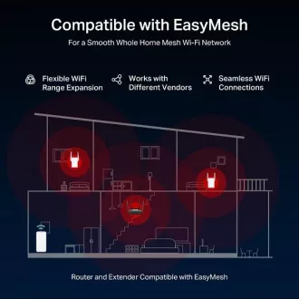 Mercusys MR25BE Dualband Wi-Fi 7 Router BE3600