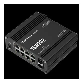 Teltonika PoE L2 Managed Switch 8 10/100/1000, 2x SFP - TSW202 Teltonika PoE L2 Managed Switch 8 10/100/1000, 2x SFP - TSW202