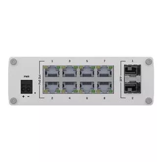 Teltonika PoE Unmanaged Switch 8, 10/100/1000, 2x SFP Anschlüsse - TSW200 Teltonika PoE Unmanaged Switch 8, 10/100/1000, 2x SFP Anschlüsse - TSW200