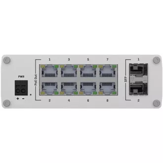 Teltonika PoE Unmanaged Switch 8, 10/100/1000, 2x SFP Anschlüsse - TSW200 Teltonika PoE Unmanaged Switch 8, 10/100/1000, 2x SFP Anschlüsse - TSW200