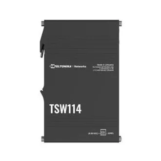 Teltonika GIGABIT DIN-RAIL ETHERNET SWITCH - TSW114 Teltonika GIGABIT DIN-RAIL ETHERNET SWITCH - TSW114