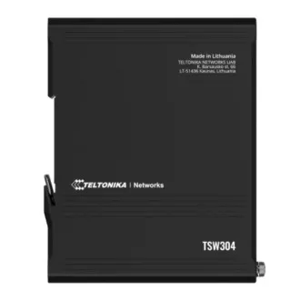 Teltonika ETHERNET DIN-Schienen Schalter - TSW304 Teltonika ETHERNET DIN-Schienen Schalter - TSW304