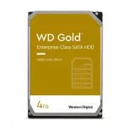 WD GOLD WD4004FRYZ 4TB SATA/ 6Gb/s 256MB Cache 7200 RPM, CMR, Enterprise