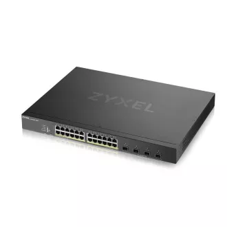 Zyxel XGS1935-28HP, 28 Port Lite-L3 Smart Managed PoE Switch, 24x Gigabit PoE und 4x 10G SFP , Hybrid-Modus, Standalone o