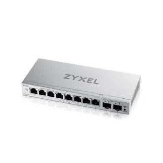 Zyxel GS1200-10 v3, 8-Port-Gigabit, 2 x SFP, webbasiert verwaltbarer Desktop-Switch