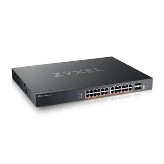 Zyxel XMG2230-28HP, L3-Access-Switch, 24x 2,5 Gbit/s, AC: 700 W PoE, DC: 1440 W PoE, 4 x SFP -Uplink, inkl. 1 Jahr NebulaFlex Pro
