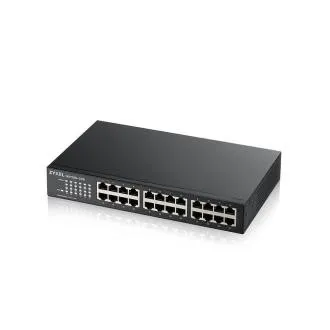 Zyxel GS1100-24ES 24-Port-Gigabit-Switch mit DIP-Schalter, unmanaged, Version 3 Zyxel GS1100-24ES 24-Port-Gigabit-Switch mit DIP-Schalter, unmanaged, Version 3