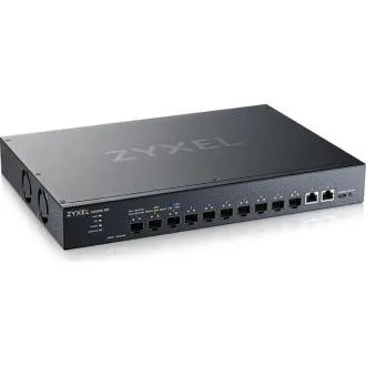 Zyxel XS1935-12F, 10-Port-10G-L3-Smart-Managed-Glasfaser-Switch, 2 Multi-Gigabit-Ports, Hybridmodus