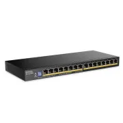 Zyxel GS1100-16EPS Slimline PoE  135 W, 16 Gigabit-Ports – DIP-Schalter, unmanaged Switch