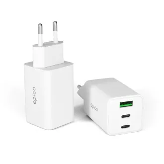 Epico UltraBoost GaN 65W Power Adapter EA65 - Weiß Epico UltraBoost GaN 65W Power Adapter EA65 - Weiß