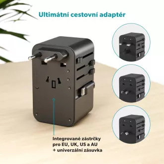 Epico UltraBoost GaN 70W Reiseadapter EU70 Epico UltraBoost GaN 70W Reiseadapter EU70