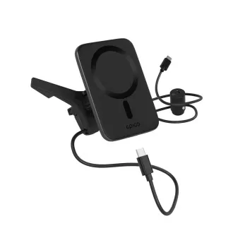 Epico Qi2 Mag ultraflaches Autoladegerät - schwarz Epico Qi2 Mag ultraflaches Autoladegerät - schwarz
