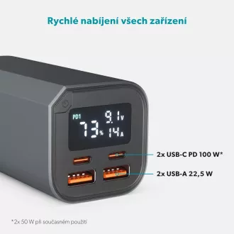 Epico Alu Power Bank PD 100W - 20 000mAh - grau Epico Alu Power Bank PD 100W - 20 000mAh - grau